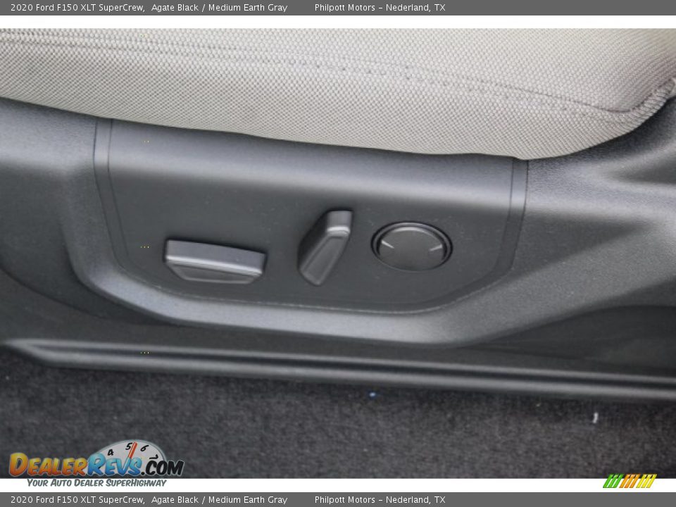 2020 Ford F150 XLT SuperCrew Agate Black / Medium Earth Gray Photo #12