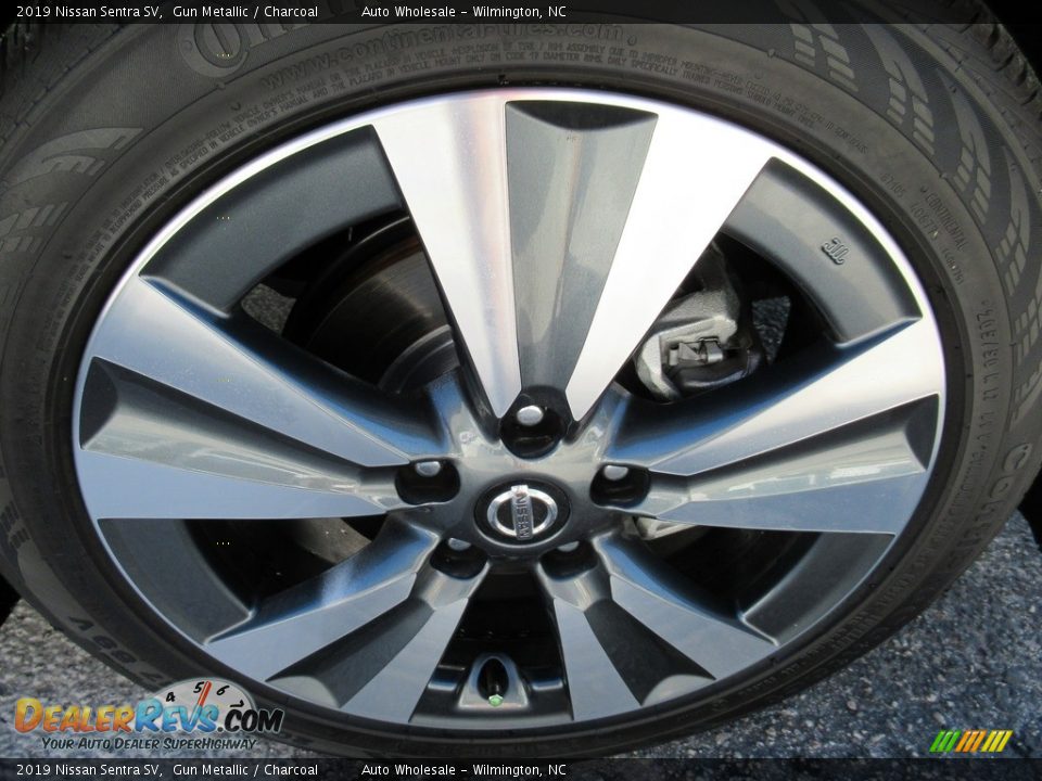 2019 Nissan Sentra SV Gun Metallic / Charcoal Photo #7