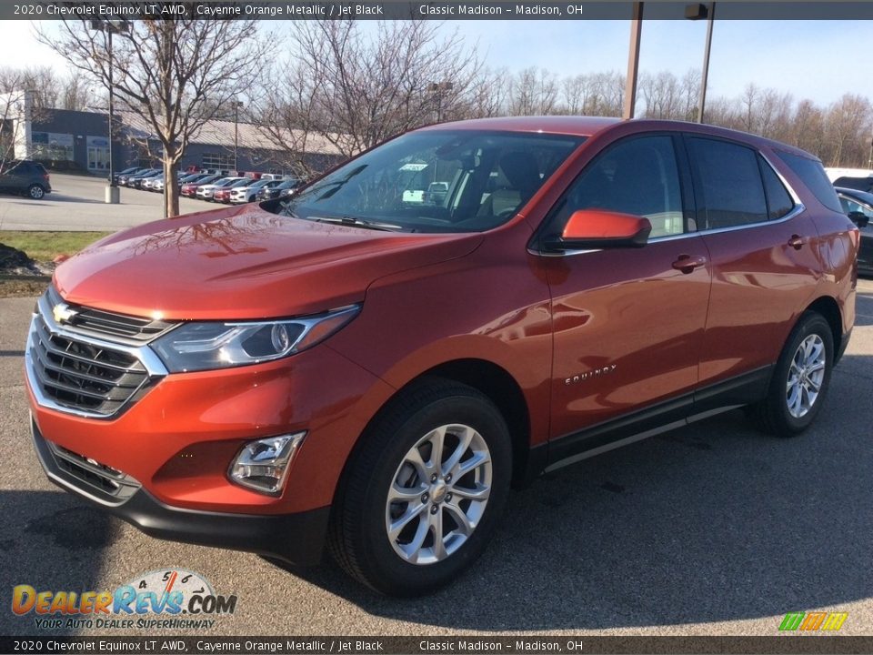 2020 Chevrolet Equinox LT AWD Cayenne Orange Metallic / Jet Black Photo #5