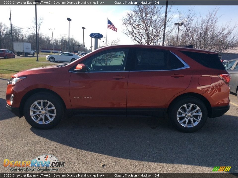 2020 Chevrolet Equinox LT AWD Cayenne Orange Metallic / Jet Black Photo #6