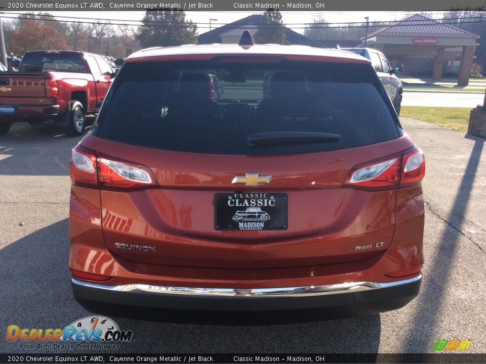 2020 Chevrolet Equinox LT AWD Cayenne Orange Metallic / Jet Black Photo #8