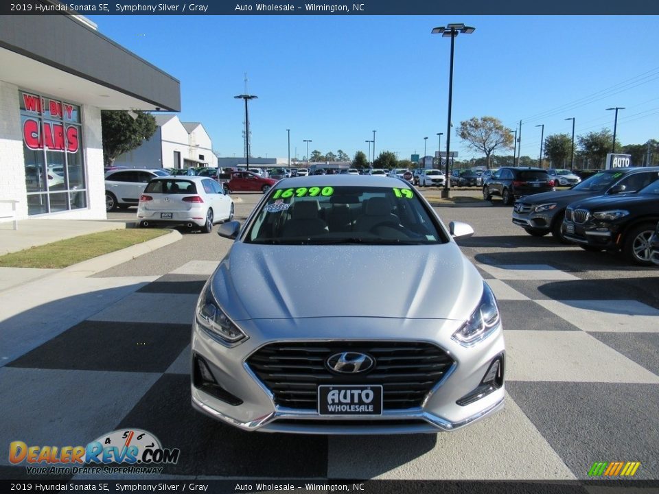 2019 Hyundai Sonata SE Symphony Silver / Gray Photo #2