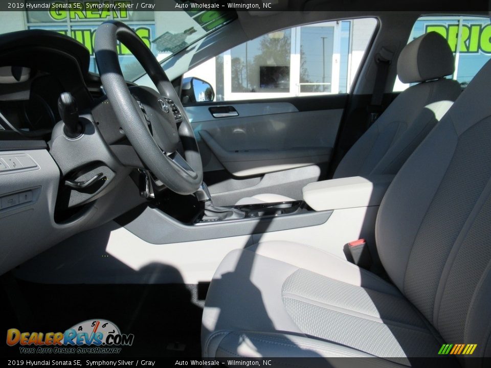 2019 Hyundai Sonata SE Symphony Silver / Gray Photo #11