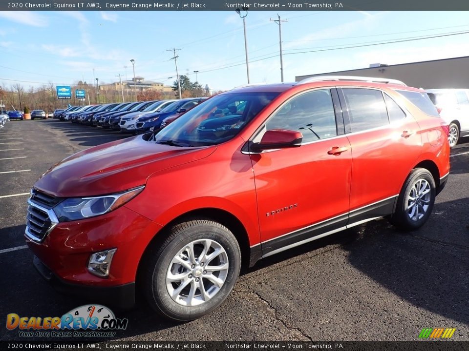 2020 Chevrolet Equinox LT AWD Cayenne Orange Metallic / Jet Black Photo #1