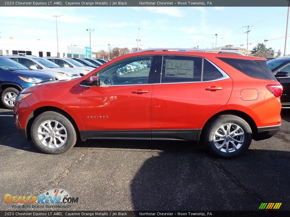 2020 Chevrolet Equinox LT AWD Cayenne Orange Metallic / Jet Black Photo #2