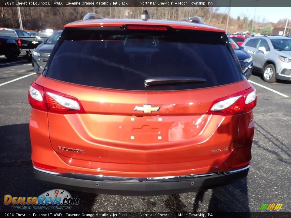 2020 Chevrolet Equinox LT AWD Cayenne Orange Metallic / Jet Black Photo #4