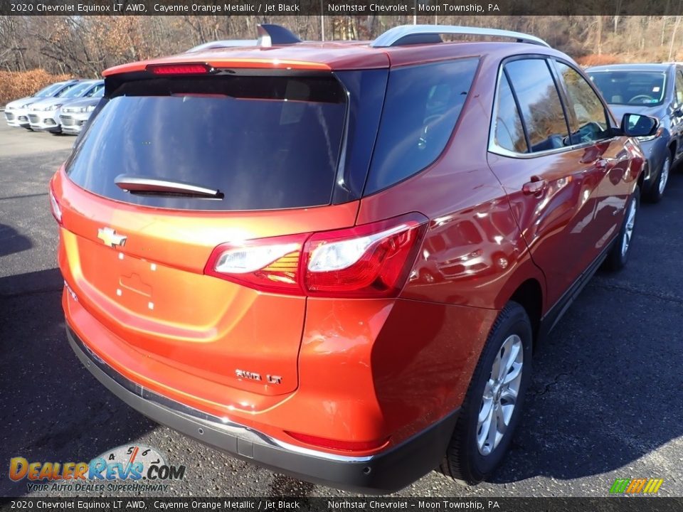 2020 Chevrolet Equinox LT AWD Cayenne Orange Metallic / Jet Black Photo #5