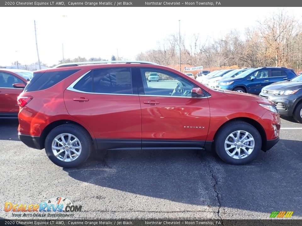 2020 Chevrolet Equinox LT AWD Cayenne Orange Metallic / Jet Black Photo #6