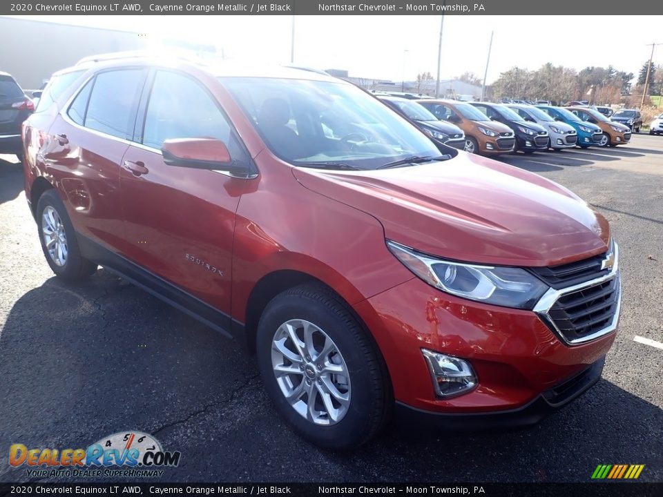 2020 Chevrolet Equinox LT AWD Cayenne Orange Metallic / Jet Black Photo #7