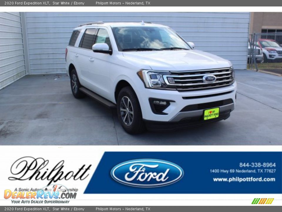 2020 Ford Expedition XLT Star White / Ebony Photo #1