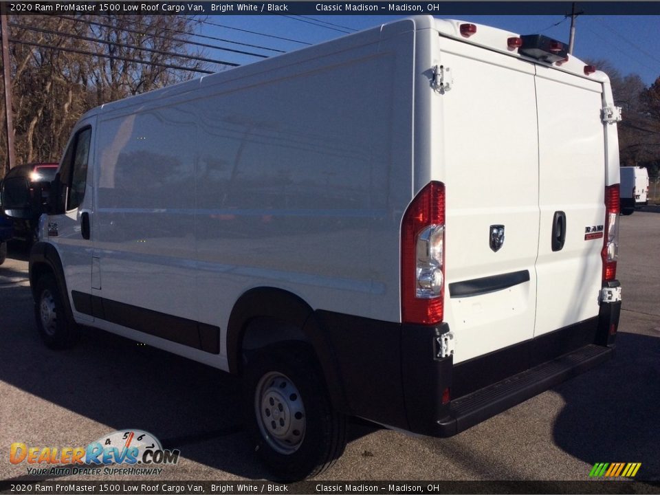 2020 Ram ProMaster 1500 Low Roof Cargo Van Bright White / Black Photo #7