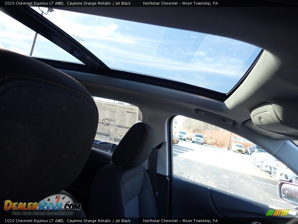 2020 Chevrolet Equinox LT AWD Cayenne Orange Metallic / Jet Black Photo #11