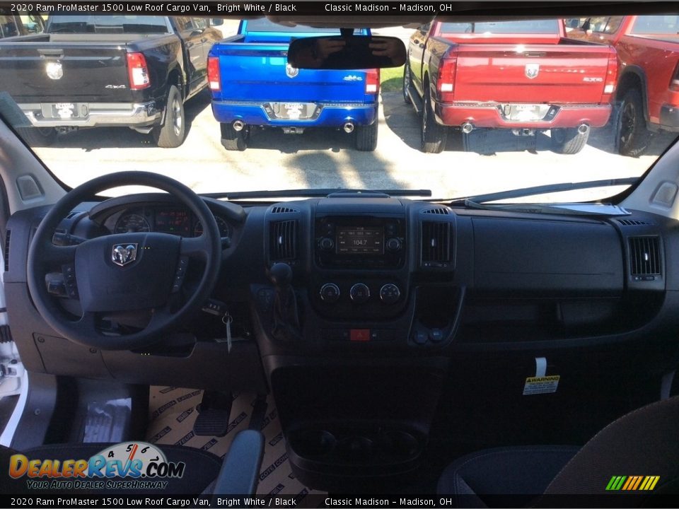 Dashboard of 2020 Ram ProMaster 1500 Low Roof Cargo Van Photo #13