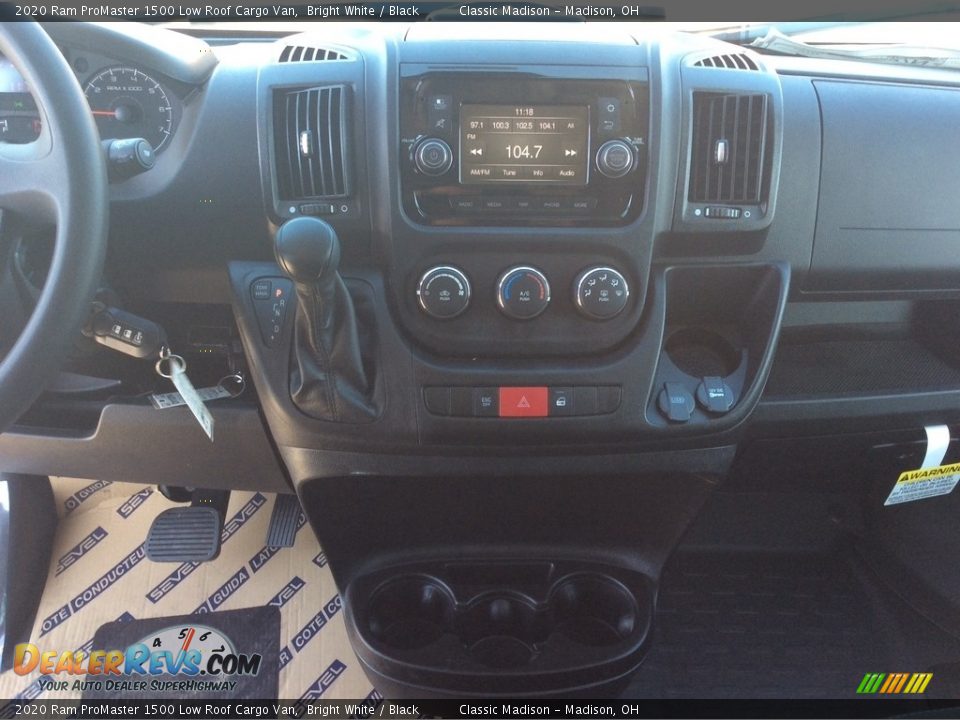 Controls of 2020 Ram ProMaster 1500 Low Roof Cargo Van Photo #14