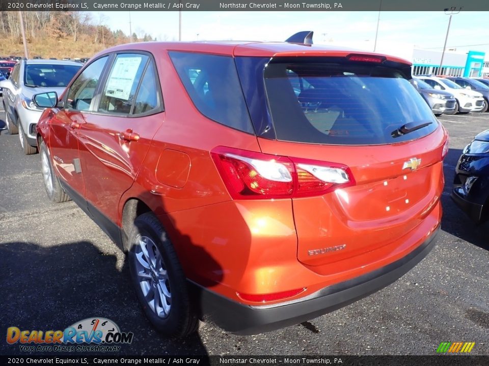 2020 Chevrolet Equinox LS Cayenne Orange Metallic / Ash Gray Photo #3