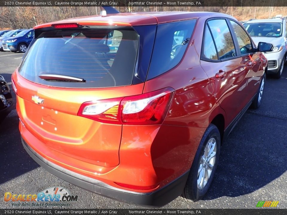 2020 Chevrolet Equinox LS Cayenne Orange Metallic / Ash Gray Photo #5