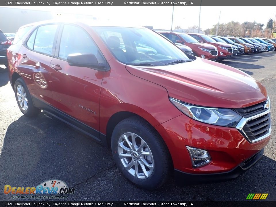 2020 Chevrolet Equinox LS Cayenne Orange Metallic / Ash Gray Photo #7