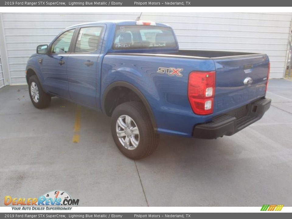 2019 Ford Ranger STX SuperCrew Lightning Blue Metallic / Ebony Photo #6