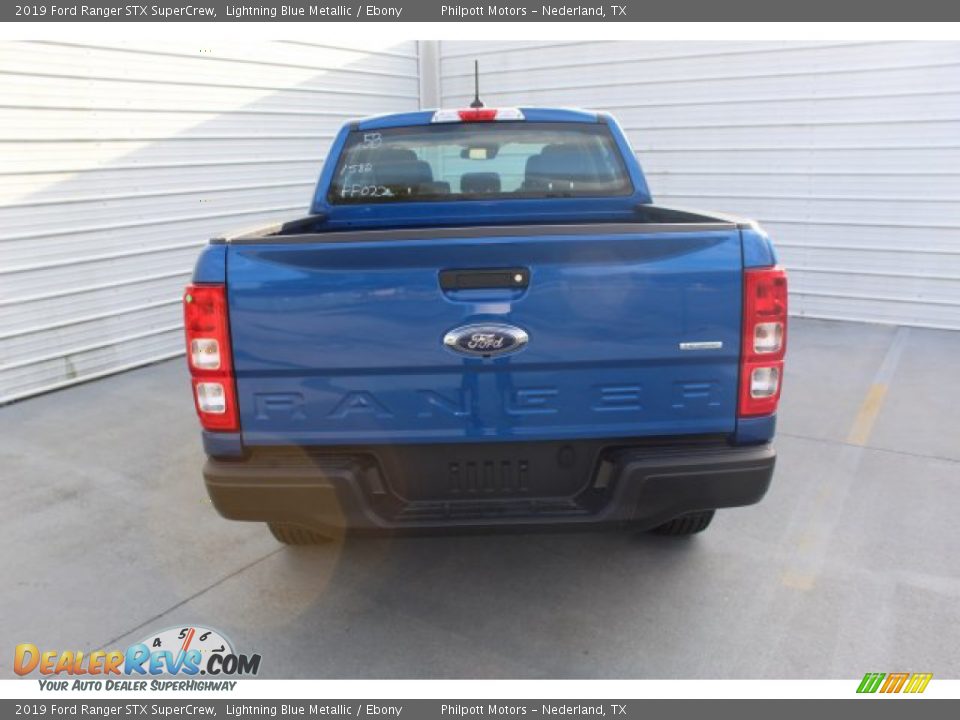 2019 Ford Ranger STX SuperCrew Lightning Blue Metallic / Ebony Photo #7