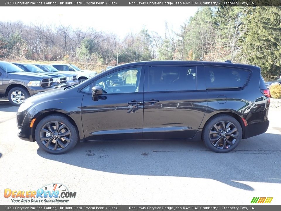 2020 Chrysler Pacifica Touring Brilliant Black Crystal Pearl / Black Photo #2