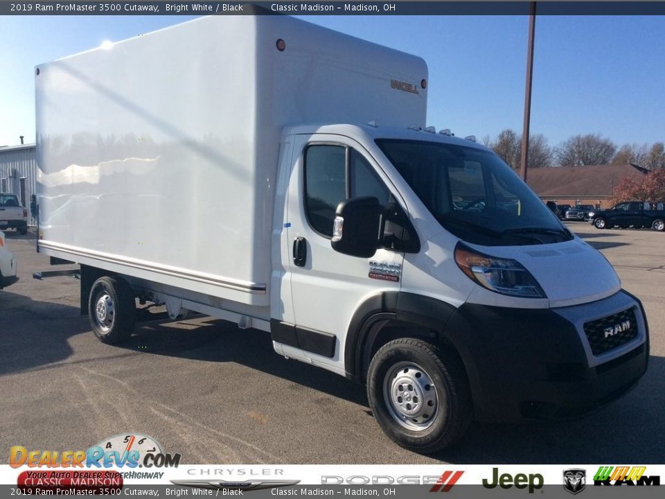 2019 Ram ProMaster 3500 Cutaway Bright White / Black Photo #1