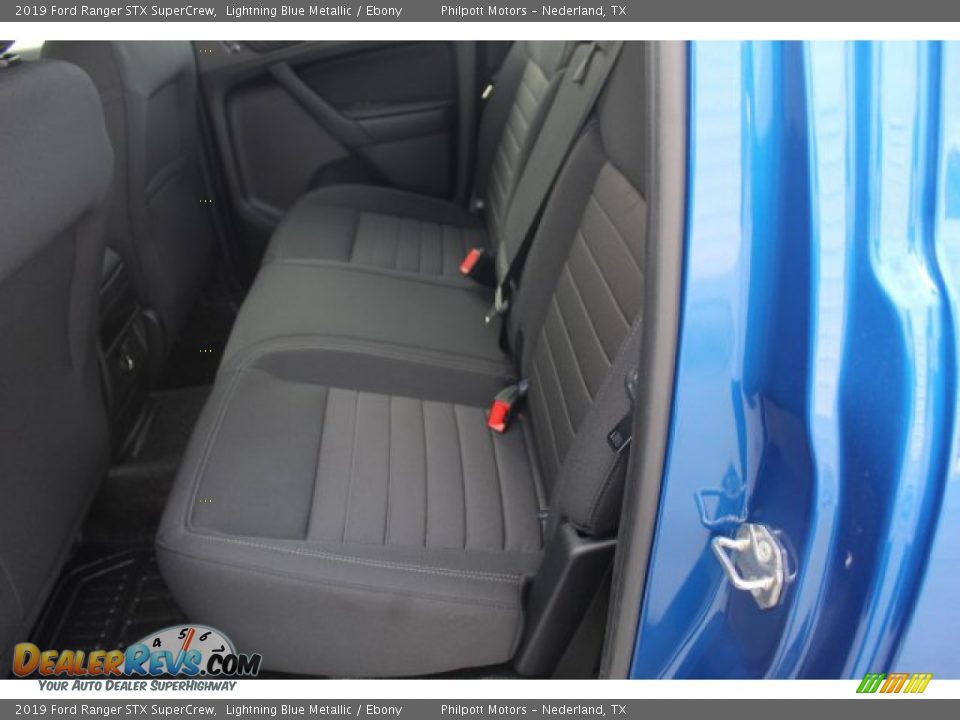 2019 Ford Ranger STX SuperCrew Lightning Blue Metallic / Ebony Photo #21