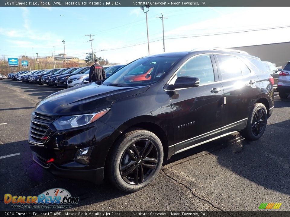 2020 Chevrolet Equinox LT AWD Mosaic Black Metallic / Jet Black Photo #1
