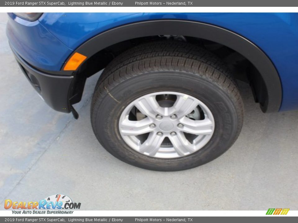 2019 Ford Ranger STX SuperCab Lightning Blue Metallic / Ebony Photo #5