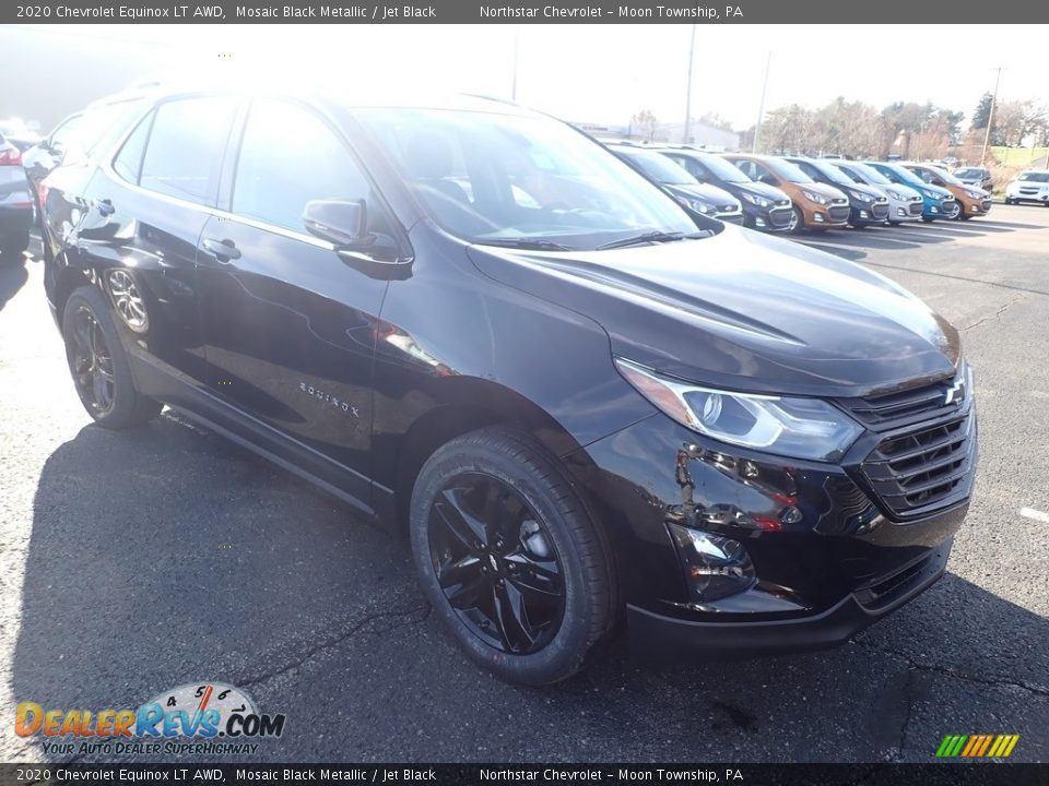 2020 Chevrolet Equinox LT AWD Mosaic Black Metallic / Jet Black Photo #7