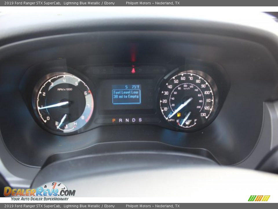 2019 Ford Ranger STX SuperCab Lightning Blue Metallic / Ebony Photo #15