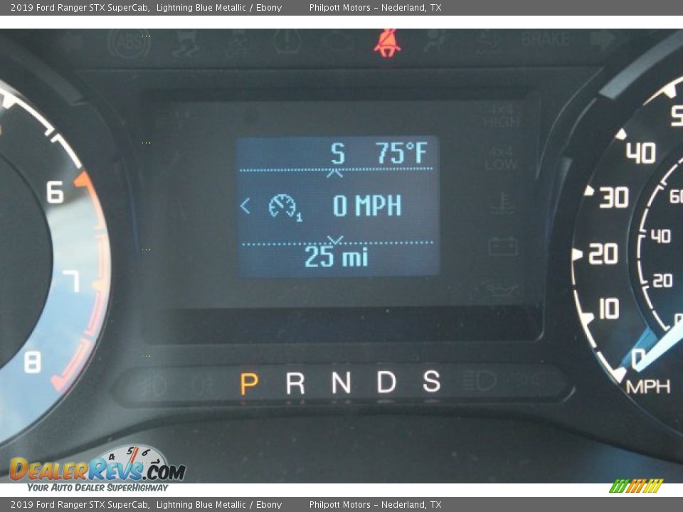2019 Ford Ranger STX SuperCab Lightning Blue Metallic / Ebony Photo #16