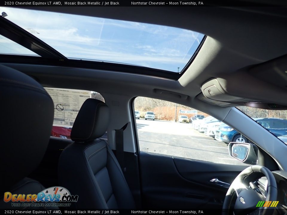 2020 Chevrolet Equinox LT AWD Mosaic Black Metallic / Jet Black Photo #11