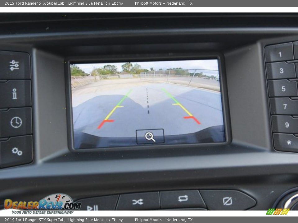 2019 Ford Ranger STX SuperCab Lightning Blue Metallic / Ebony Photo #20