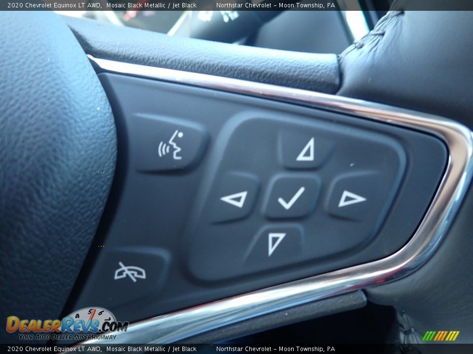 2020 Chevrolet Equinox LT AWD Mosaic Black Metallic / Jet Black Photo #18