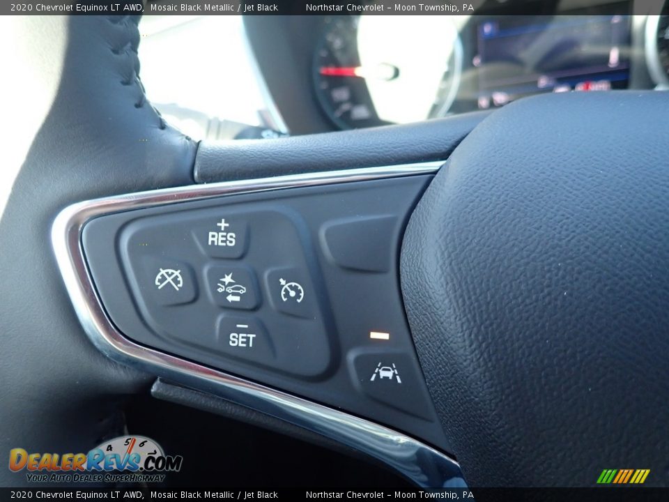 2020 Chevrolet Equinox LT AWD Mosaic Black Metallic / Jet Black Photo #19