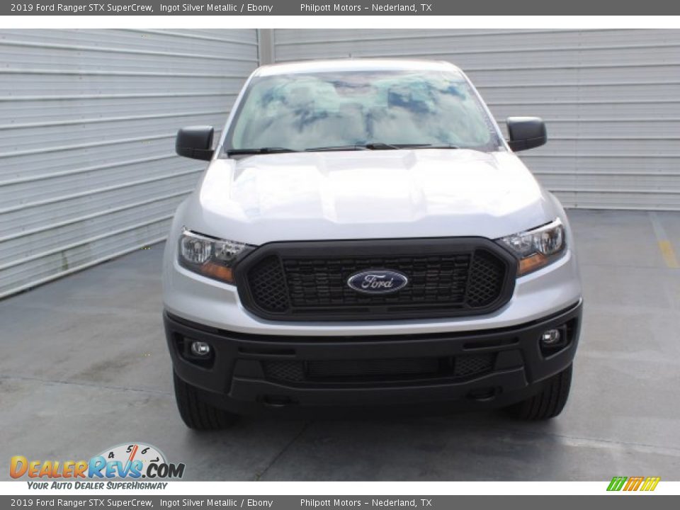 2019 Ford Ranger STX SuperCrew Ingot Silver Metallic / Ebony Photo #3