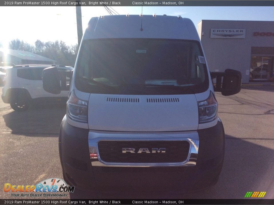 2019 Ram ProMaster 1500 High Roof Cargo Van Bright White / Black Photo #4