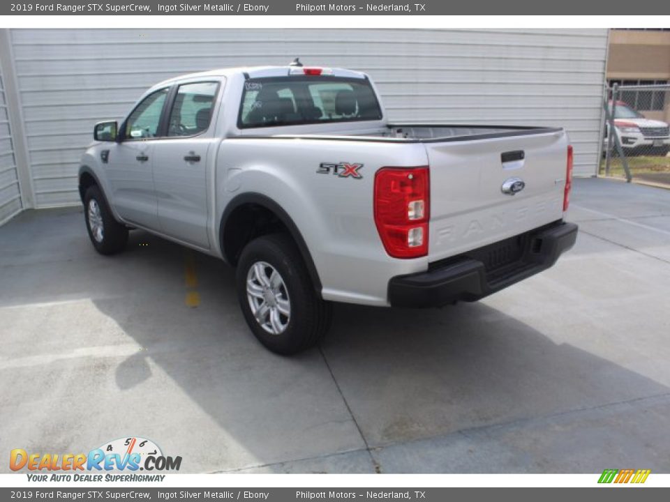 2019 Ford Ranger STX SuperCrew Ingot Silver Metallic / Ebony Photo #6