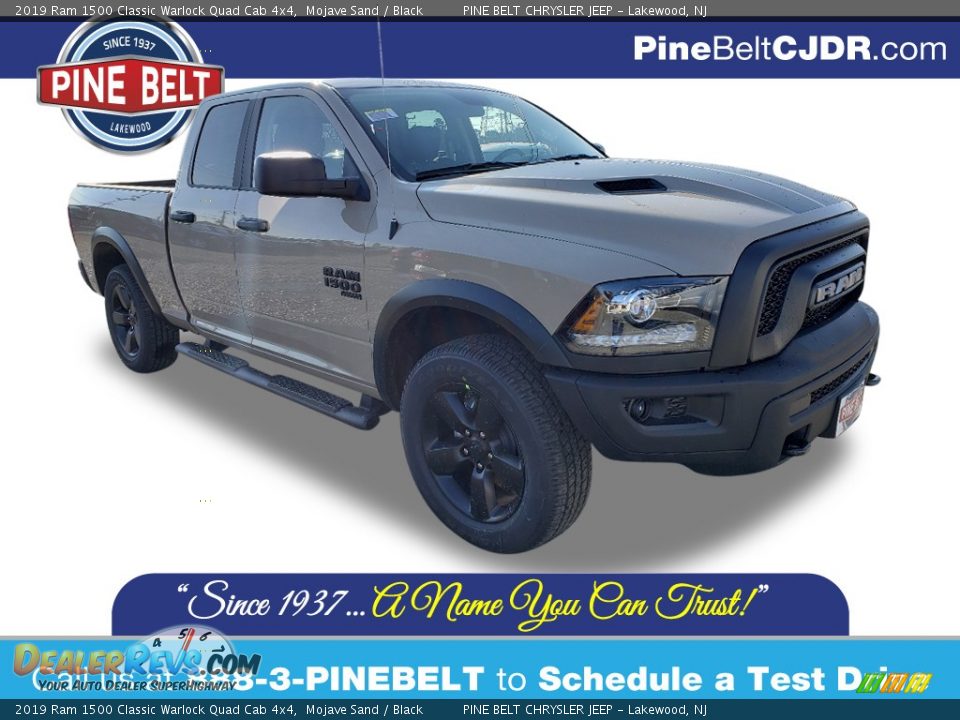 2019 Ram 1500 Classic Warlock Quad Cab 4x4 Mojave Sand / Black Photo #1