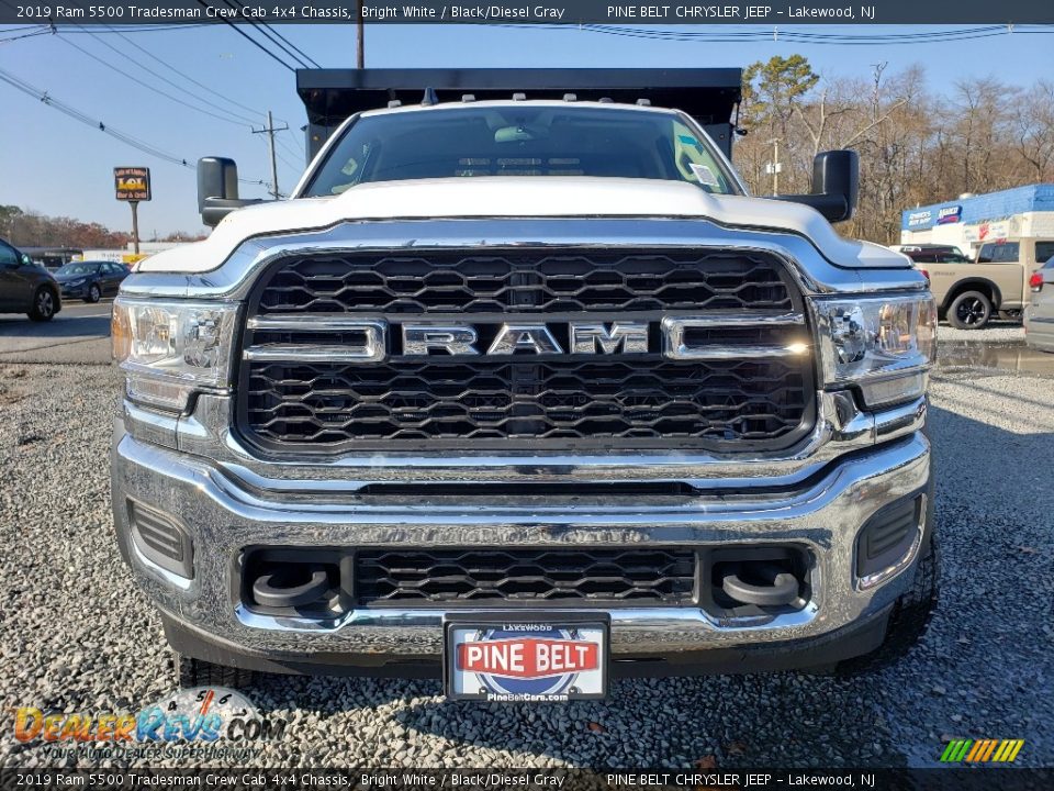 2019 Ram 5500 Tradesman Crew Cab 4x4 Chassis Bright White / Black/Diesel Gray Photo #2