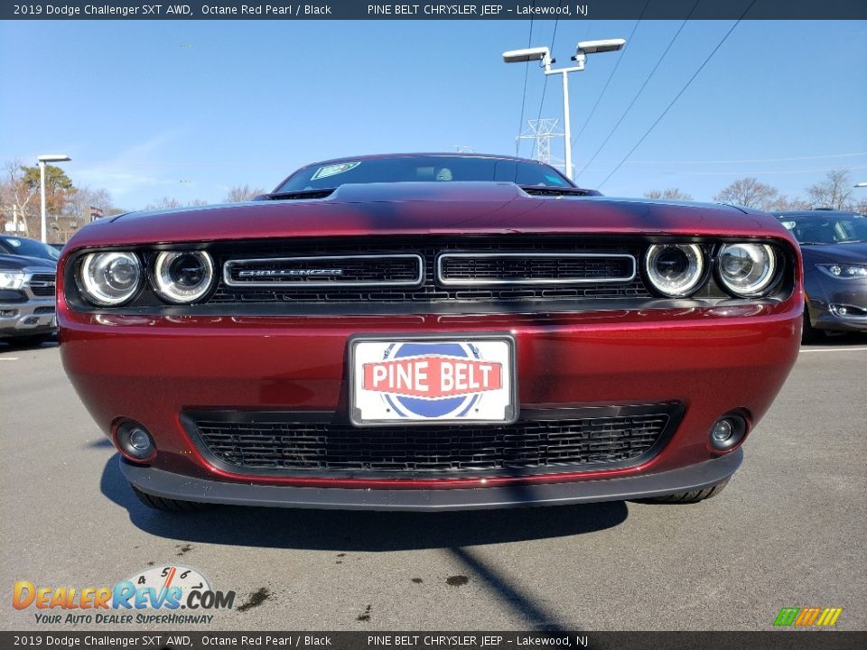 2019 Dodge Challenger SXT AWD Octane Red Pearl / Black Photo #2