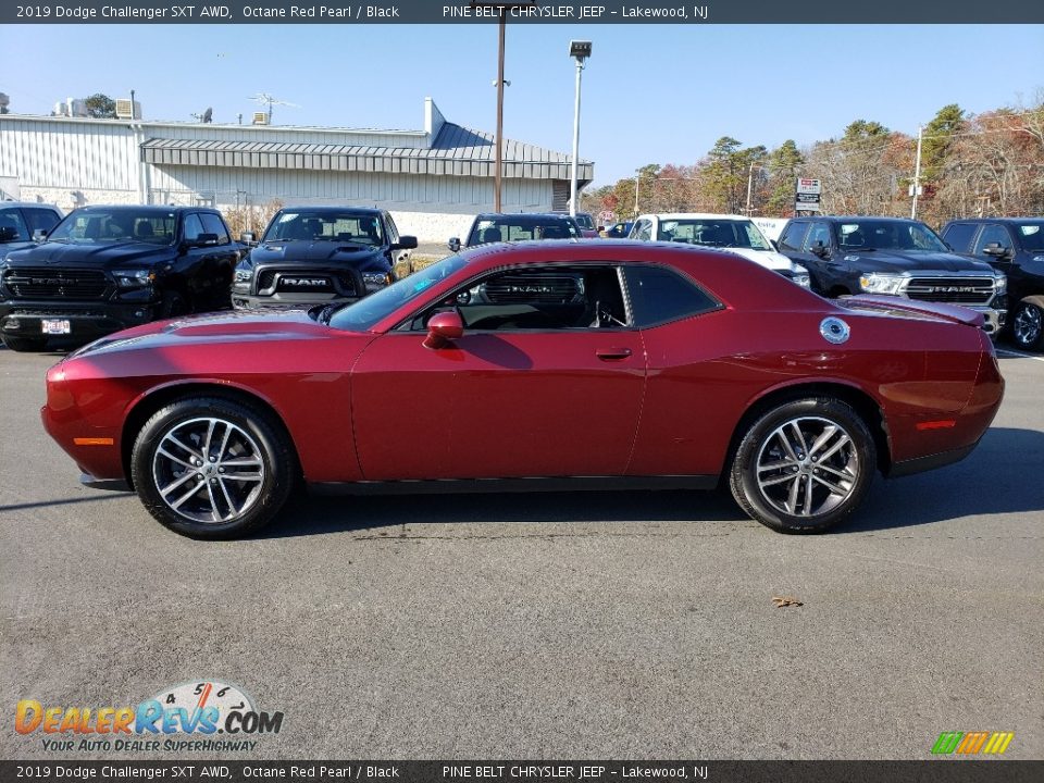 2019 Dodge Challenger SXT AWD Octane Red Pearl / Black Photo #3