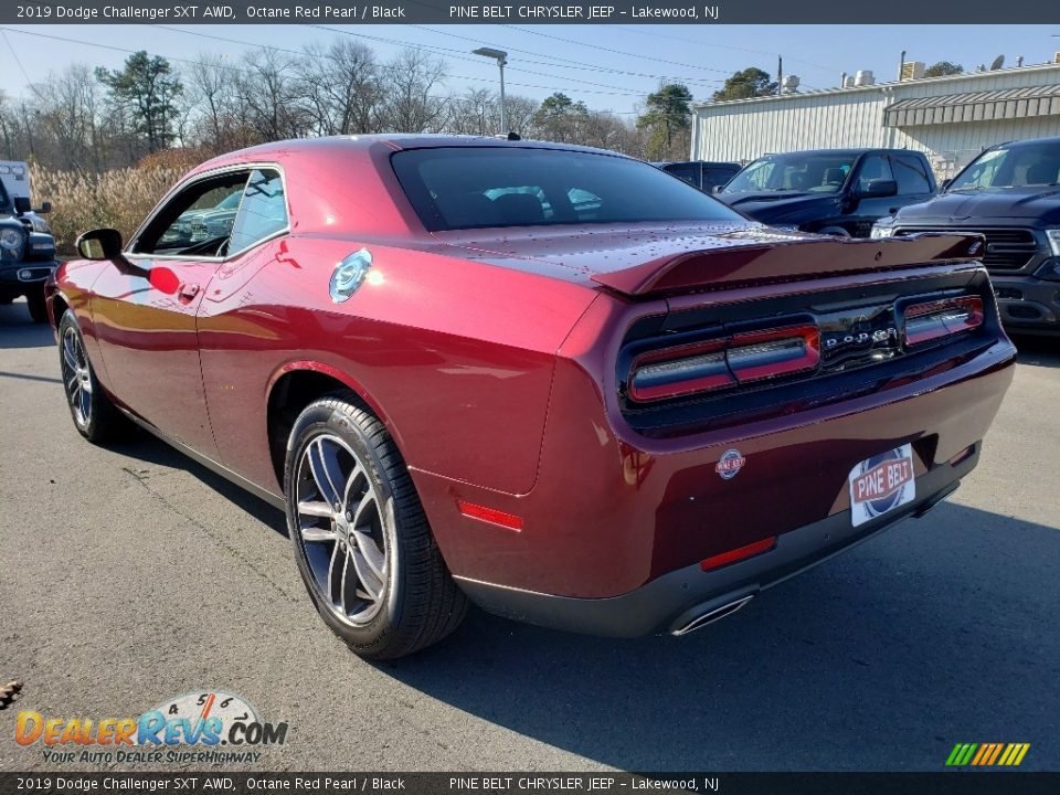 2019 Dodge Challenger SXT AWD Octane Red Pearl / Black Photo #4