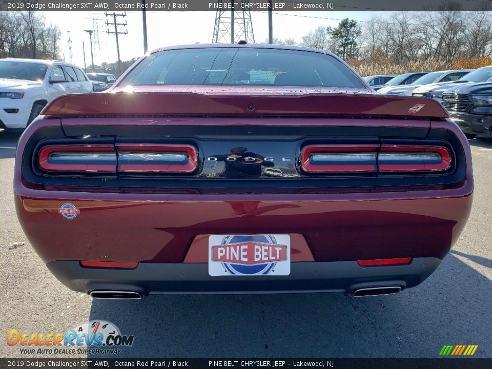 2019 Dodge Challenger SXT AWD Octane Red Pearl / Black Photo #5