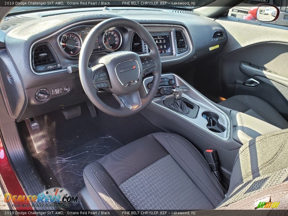 2019 Dodge Challenger SXT AWD Octane Red Pearl / Black Photo #8