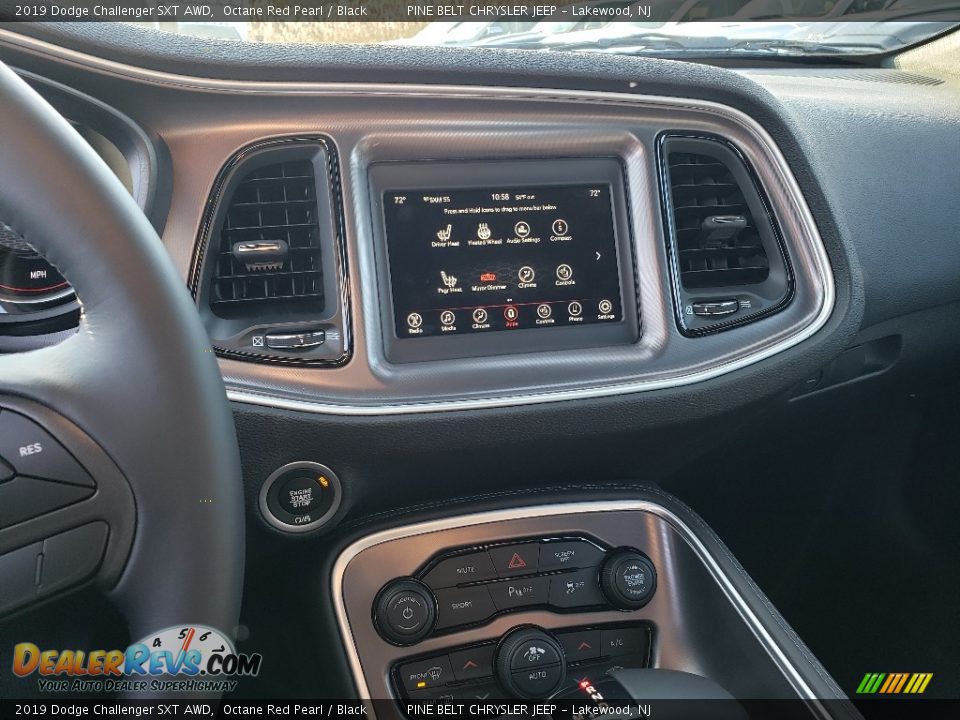 2019 Dodge Challenger SXT AWD Octane Red Pearl / Black Photo #9