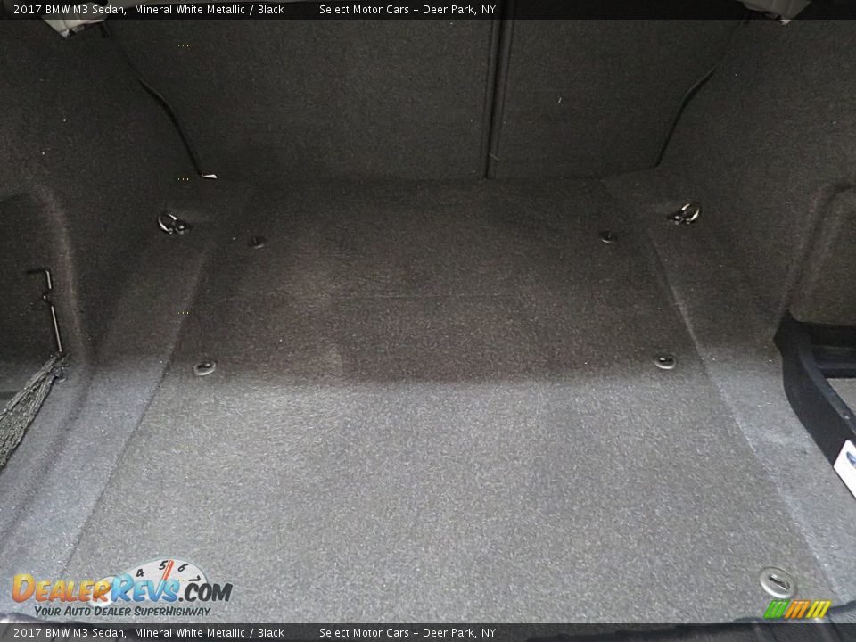 2017 BMW M3 Sedan Mineral White Metallic / Black Photo #17