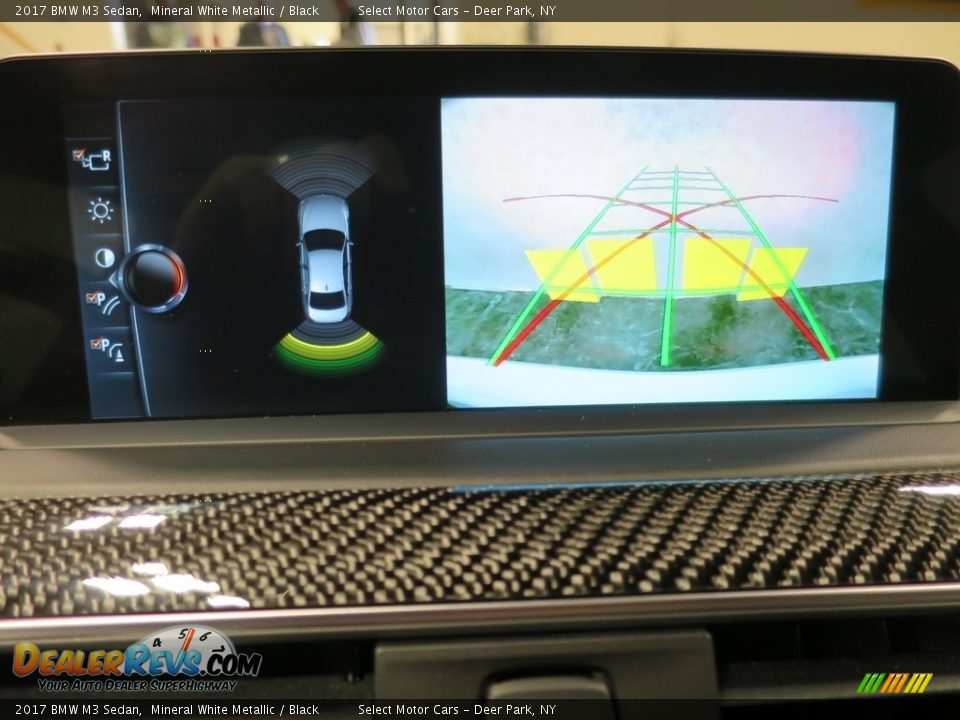 2017 BMW M3 Sedan Mineral White Metallic / Black Photo #21