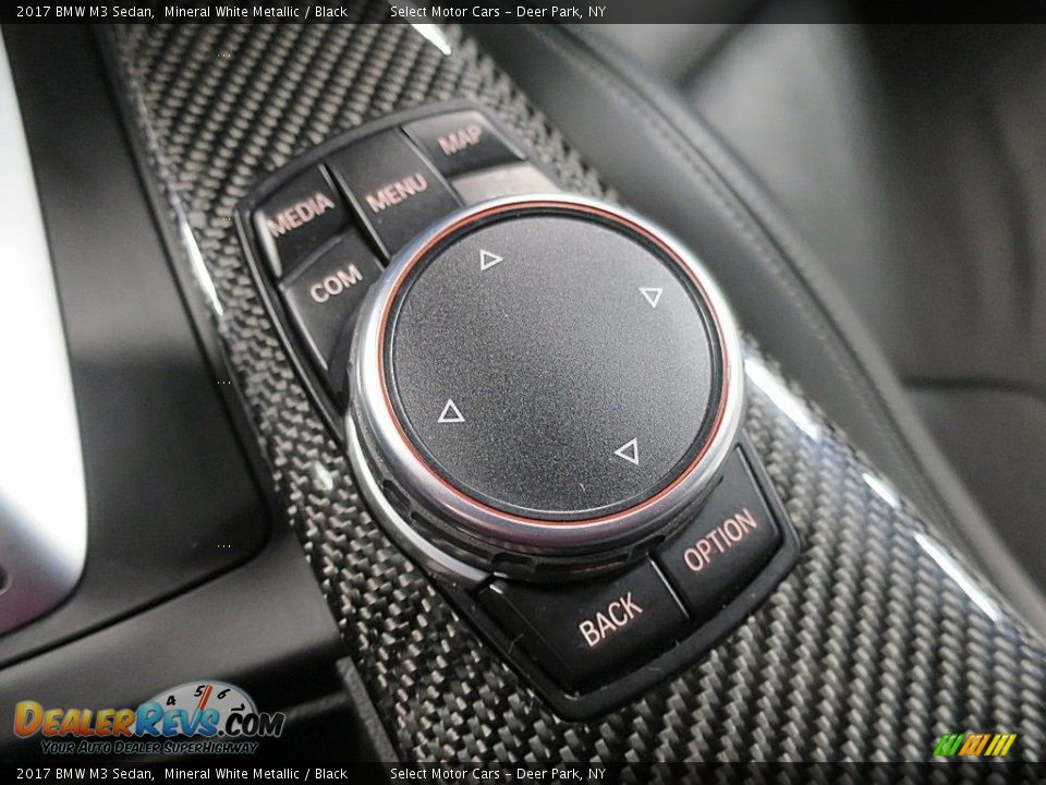 2017 BMW M3 Sedan Mineral White Metallic / Black Photo #26