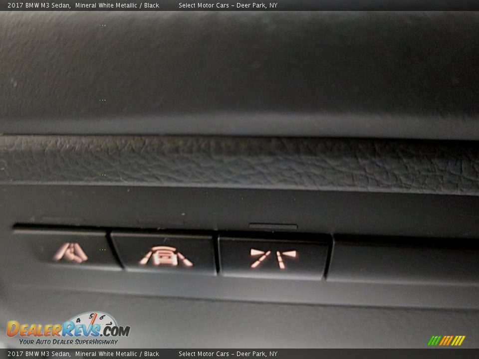 2017 BMW M3 Sedan Mineral White Metallic / Black Photo #27